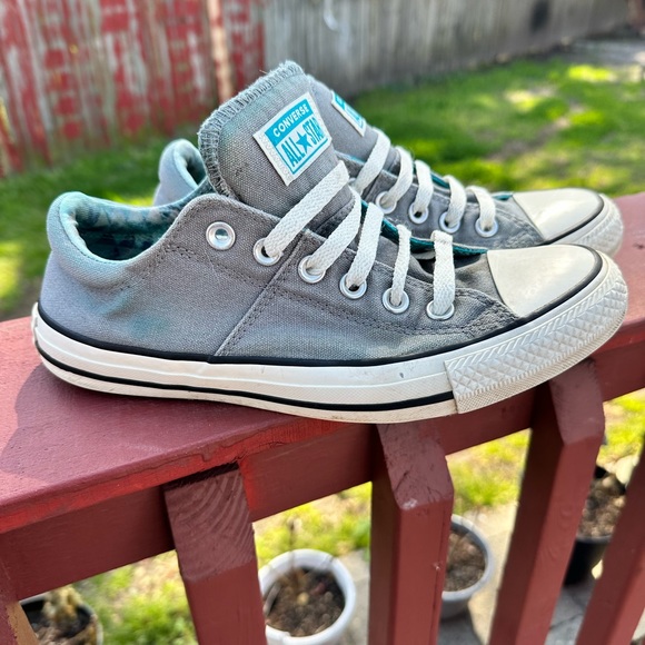 COPY - Converse Chuck Taylor All Star Wmn’s Low Top Gray & blue Sneakers Size: … - Picture 4 of 5